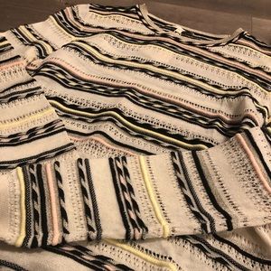 Maje NWT Multicolor Jacquard Knit Sweater